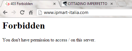 Problemi con il sito di Ipmart-italia