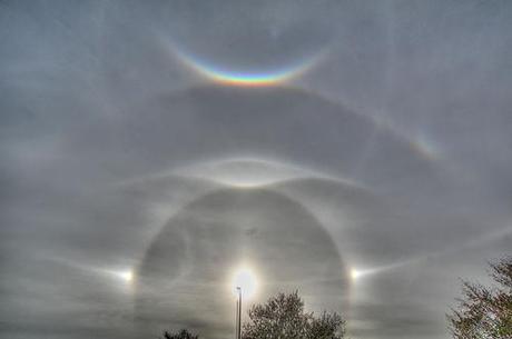 Sandy sun halo