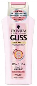 Testanera Gliss Hair Repair. Shampoo Seta Fluida Gloss