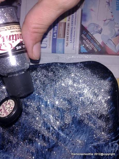 Diy glitter Bag inspired by Philipp Plein