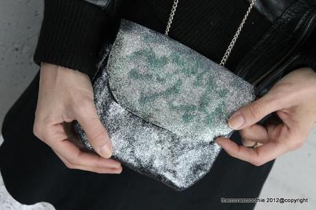 Diy glitter Bag inspired by Philipp Plein