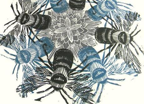 BELLISSIMI PATTERNS NELLE STREPITOSE STAMPE DALLE INCISIONI DI AMANDA COLVILLE