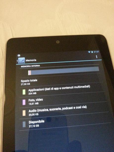 Nexus 7 32 Giga Android 4.1.2 acquistato da Saturn al Prezzo di 249 €