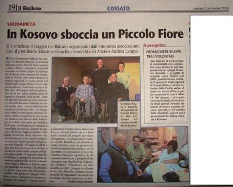 Cossato/ Balcani. L’Associazione Piccolo Fiore in un viaggio di beneficenza tra Kosovo e Serbia