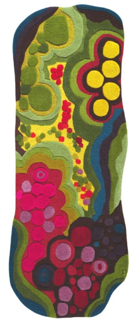 MERAIGLIOSI PATTERNS ISPIRATI AL MONDO NATURALE NEI TAPPETI DI ANGELA ADAMS