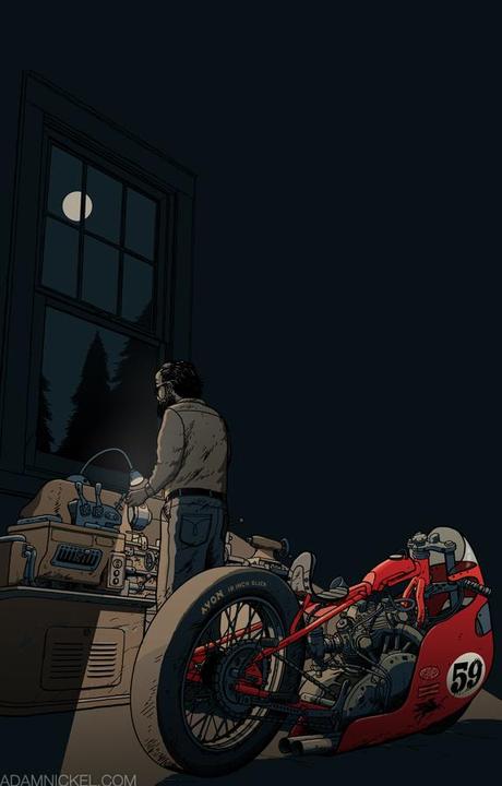 Motorcycle Art - Adam Nickel