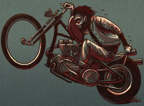 Motorcycle Art - Adam Nickel