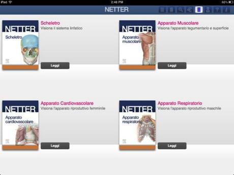 L’atlante di anatomia Netter in italiano per iPad