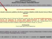 Comune Nuoro REVOCA bando direzione della Scuola Civica Musica