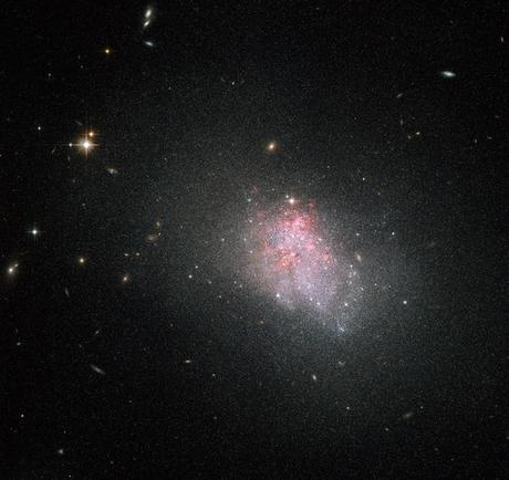 Hubble e la formazione stellare violenta delle galassie nane