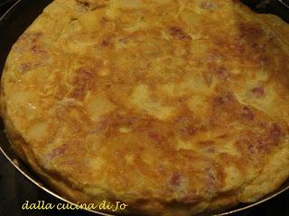 Frittata rognosa rivisitata con cotechino e patate