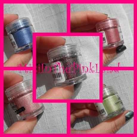 Acquisti Essence e swatches pigmenti n°04, 11, 14, 17 e 19