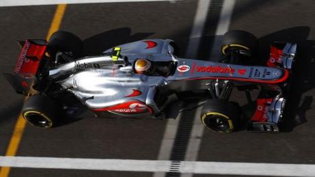 mclaren lewis hamilton abu dhabi 2012