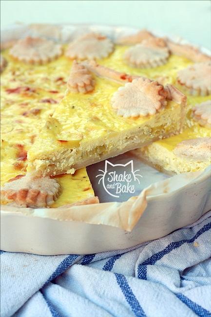 Quiche con porri e ricotta