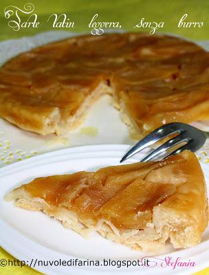 Tarte tatin leggera senza burro