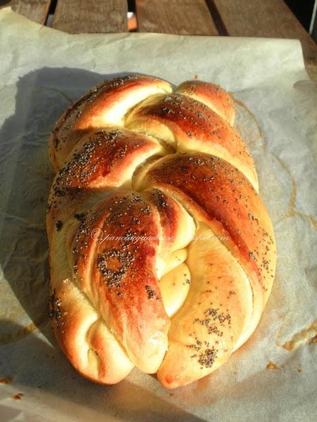 Pane dolce del sabato ai semi di papavero (Sweet Saturday bread with poppy-seeds)