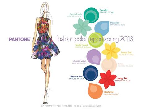 Pantone Fashion Color Report spring/summer 2013