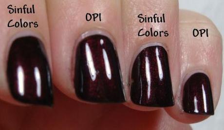 Rich in Heart 05 dupe test Rich in Heart di Sinful Color (distribuita da Revlon)
