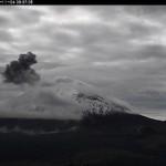 Popocateptl volcano burst, Mexico