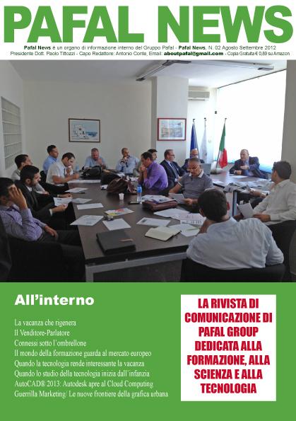 Rivista/ Pafal News. N° 2 – Agosto Settembre 2012