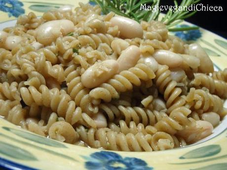 Fusilli saraceni con cannellini al rosmarino