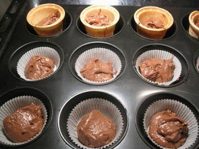 Bambini venite a fare merenda da Mammazan..ci sono i Cup cake in cialda di gelato