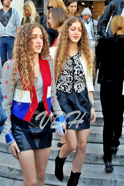 Paris Fashion Week Street Style : Twins