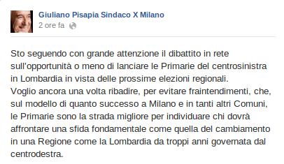 Arriva la risposta di Pisapia