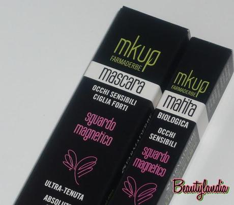 MKUP FARMADERBE - Mascara Absolute Black, Matita biologica - Make up per occhi sensibili