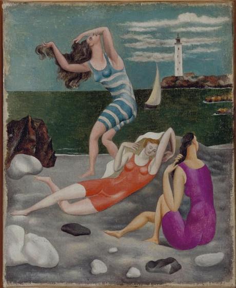 Pablo Picasso - Les baigneuses una immagine di Pablo Picasso Les baigneuses 620x758 su Picasso a Palazzo Reale: Capolavori in Mostra