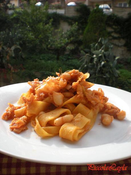 Pappardelle con Verza e Cannellini