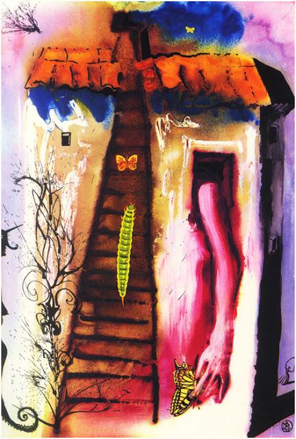 Salvador Dalì Illustrates Alice in Wonderland