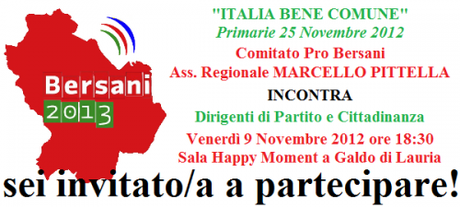 Convention per le Primarie a Lauria