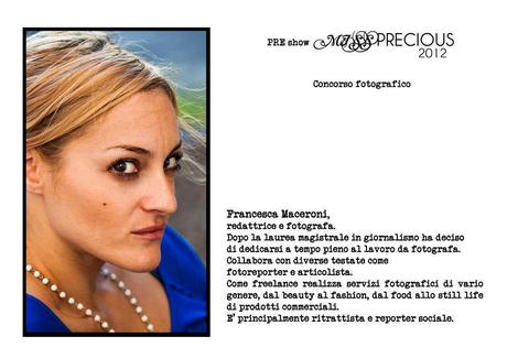 Miss Precious: concorso fotografico