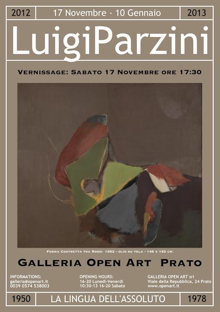 Luigi Parzini in mostra a Prato