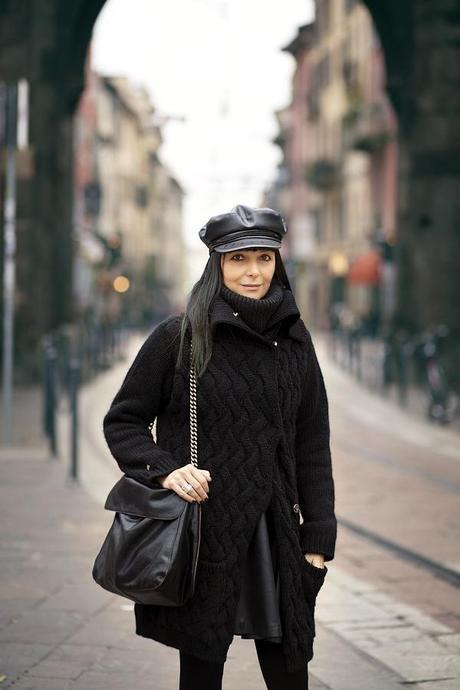 smilingischic Outfit piano americano, military trend, total black look Military Trend: total black!