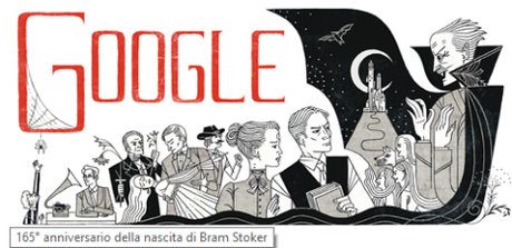 Google dedica un doodle a Bram Stoker