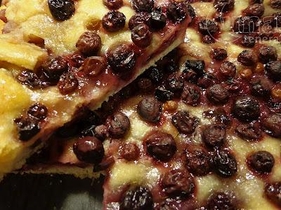 Schiacciata con l'uva con lievito madre