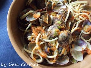 SPAGHETTI ALLE VONGOLE VERACI E CREMA DI ZUCCA