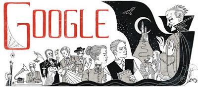 Il Google Doodle di oggi: omaggio a Bram Stoker