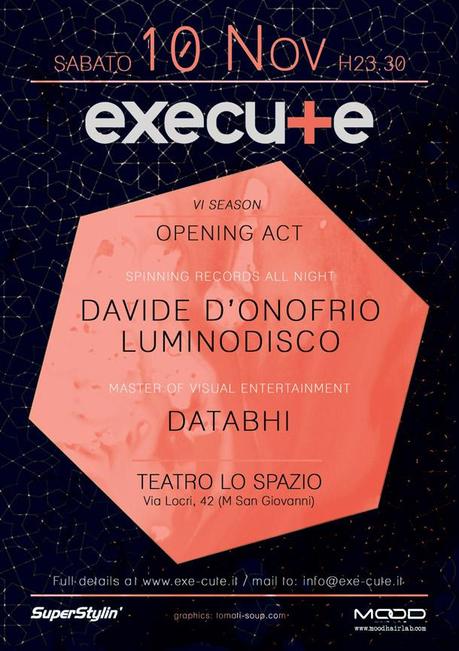 10 NOVEMBRE 2012EXE-CUTE OPENING ACT c/o TEATRO LO SPAZIO, Roma