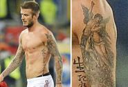 TUTTI I TATUAGGI DI DAVID  beckam