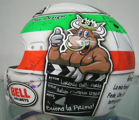 Bell M5X L.Dalla Porta Italian Champion 125 GP 2012 by Mau Design