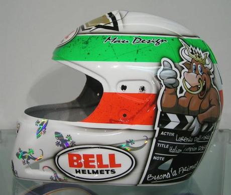 Bell M5X L.Dalla Porta Italian Champion 125 GP 2012 by Mau Design