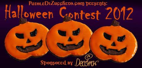 Contest di Halloween banner orizzontale