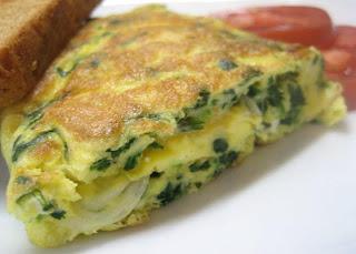 OMELETTE AGLI SPINACI