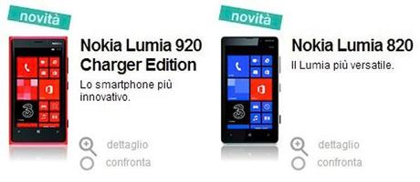 L’operatore telefonico H3G in catalogo i Nokia Lumia 920 e 820