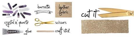 DIY: Do It Yourself // Fermaglio Quarzo