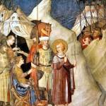 Simone Martini - 04 -La rinuncia di san Martino alle armi