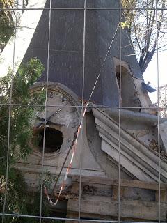 foto chiesa di Medolla terremotata